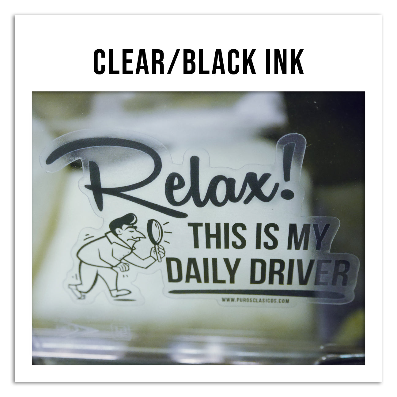 Anti Hater Clear Sticker-Daily