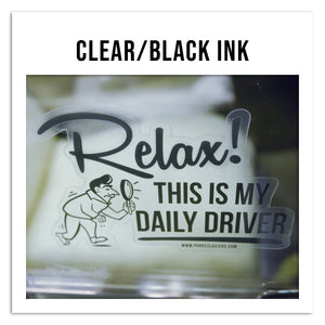 Anti Hater Clear Sticker-Daily