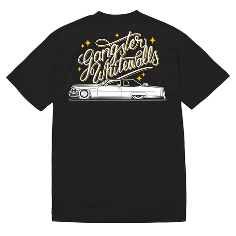 Gangster whitewalls-Black/White/Yellow