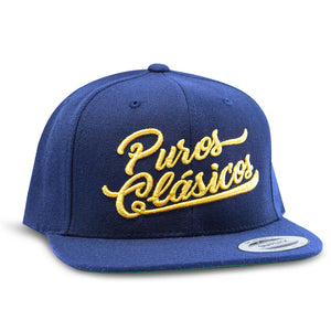 Snapback-Navy/Gold Yellow