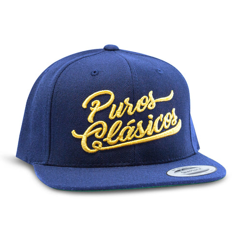 Snapback-Navy/Gold Yellow