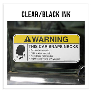Protect Your Neck Sticker