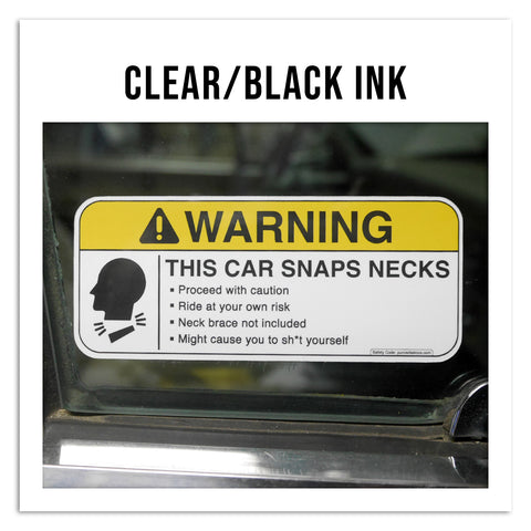 Protect Your Neck Sticker