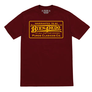 Bien Pedo-Burgundy/Gold