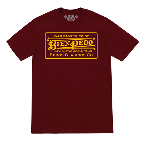 Bien Pedo-Burgundy/Gold