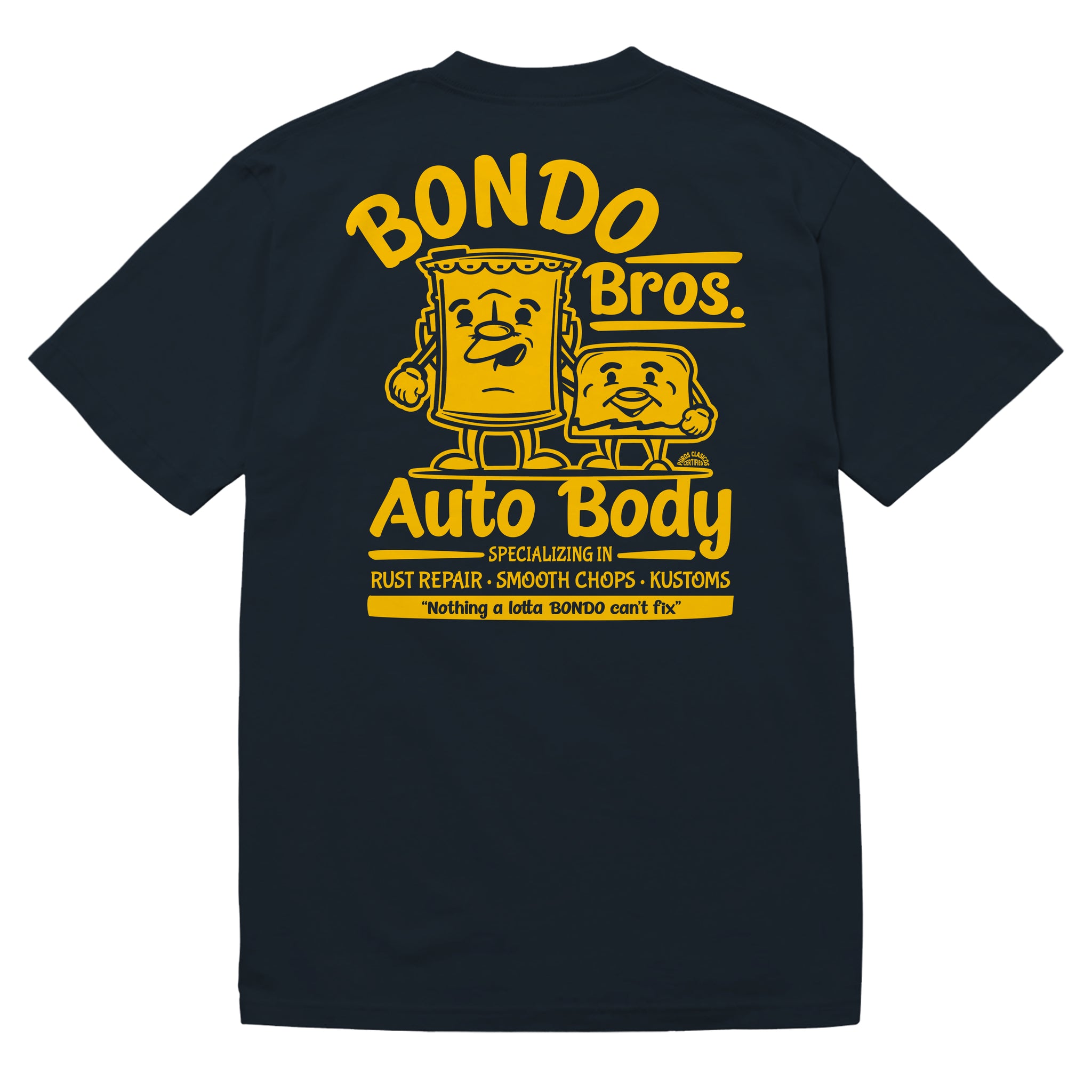 Bondo Bros-Navy/Gold Yellow