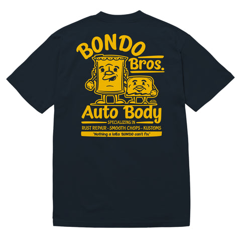 Bondo Bros-Navy/Gold Yellow