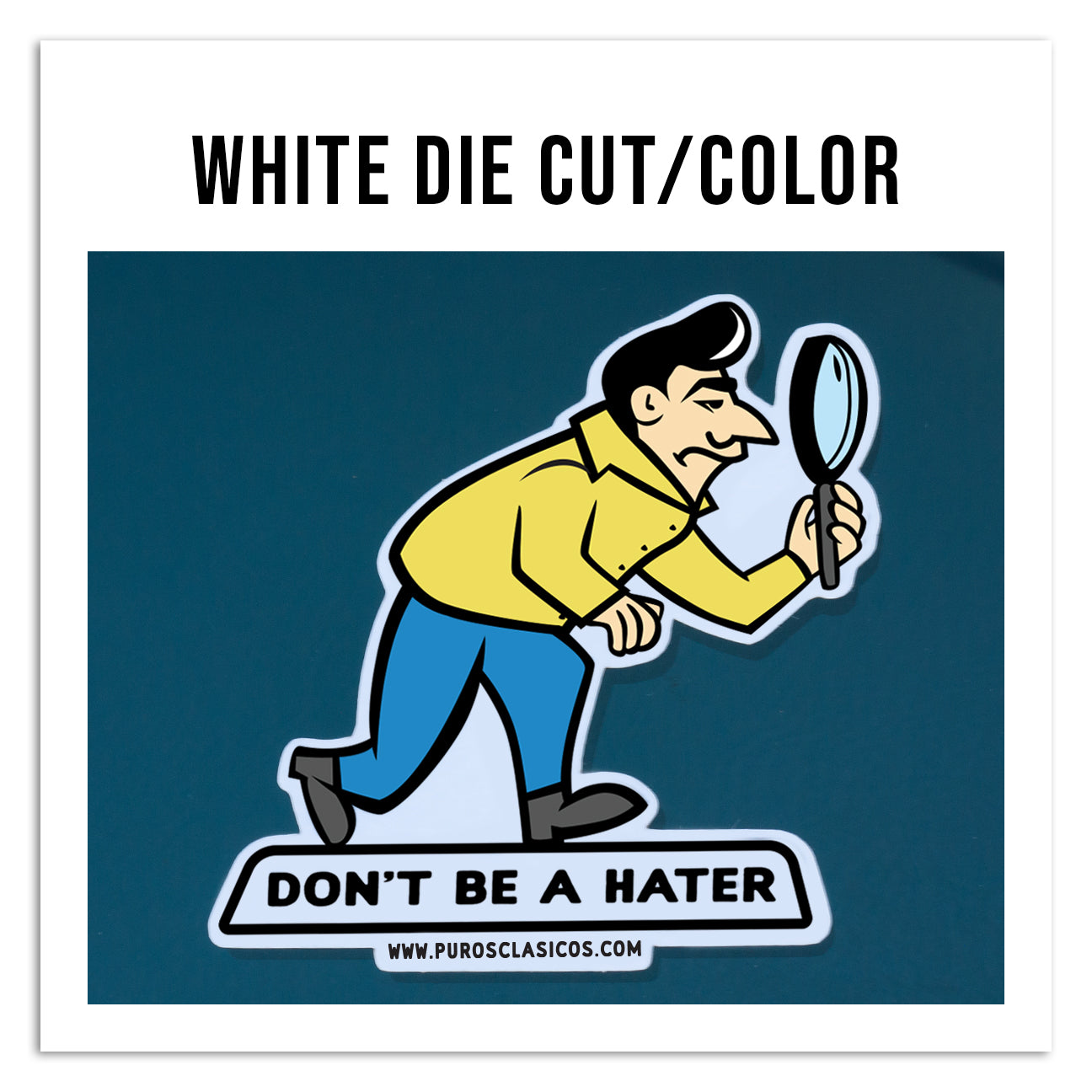 Colorful Hater Sticker