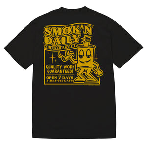 Muffler Shop-Black/Gold Yellow
