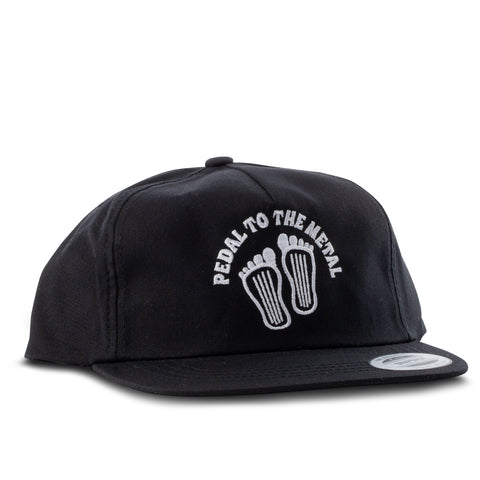 Pedal Snapback-Black/White