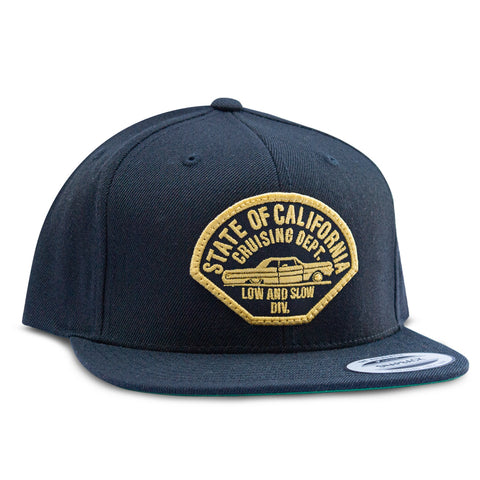 State Snapback-Black/Gold Yellow Patch