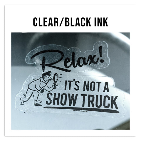 Anti Hater Clear Sticker-Truck